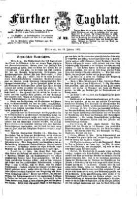 Fürther Tagblatt Mittwoch 18. Februar 1863