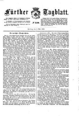 Fürther Tagblatt Freitag 8. Mai 1863