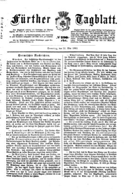 Fürther Tagblatt Sonntag 31. Mai 1863