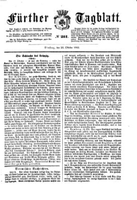 Fürther Tagblatt Dienstag 20. Oktober 1863