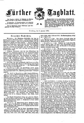 Fürther Tagblatt Dienstag 5. Januar 1864