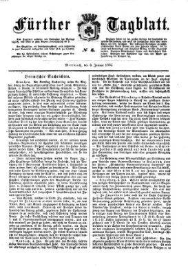 Fürther Tagblatt Mittwoch 6. Januar 1864