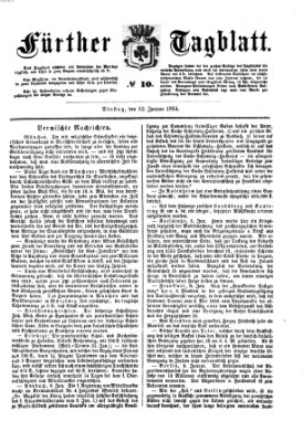 Fürther Tagblatt Dienstag 12. Januar 1864