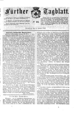 Fürther Tagblatt Samstag 16. Januar 1864