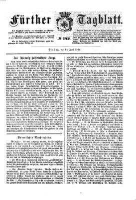 Fürther Tagblatt Dienstag 14. Juni 1864