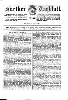 Fürther Tagblatt Mittwoch 6. Juli 1864