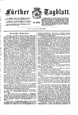 Fürther Tagblatt Freitag 22. Juli 1864