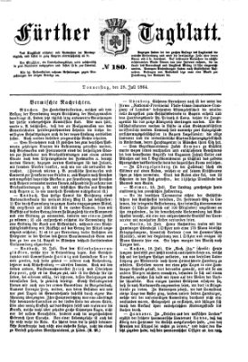 Fürther Tagblatt Donnerstag 28. Juli 1864