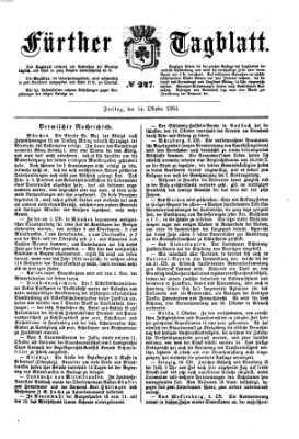 Fürther Tagblatt Freitag 14. Oktober 1864