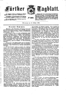 Fürther Tagblatt Mittwoch 19. Oktober 1864