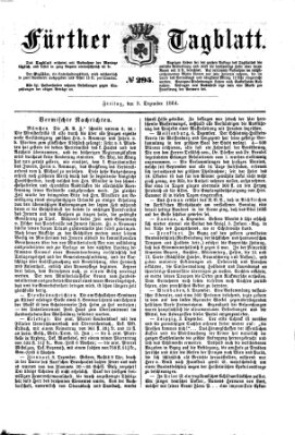 Fürther Tagblatt Freitag 9. Dezember 1864