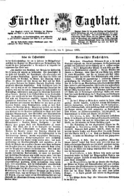 Fürther Tagblatt Mittwoch 8. Februar 1865