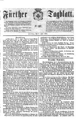 Fürther Tagblatt Freitag 9. Juni 1865