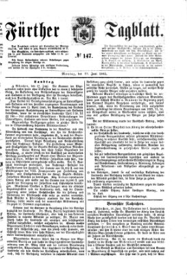 Fürther Tagblatt Montag 19. Juni 1865