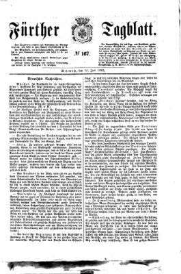 Fürther Tagblatt Mittwoch 12. Juli 1865