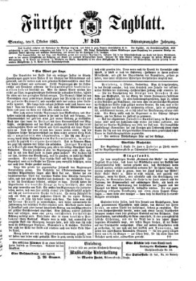 Fürther Tagblatt Sonntag 8. Oktober 1865