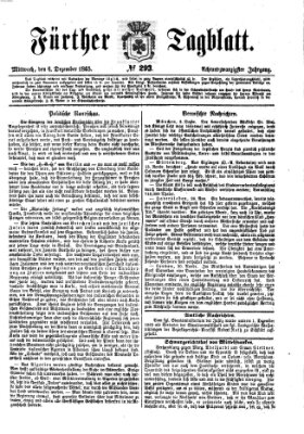 Fürther Tagblatt Mittwoch 6. Dezember 1865