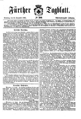 Fürther Tagblatt Sonntag 24. Dezember 1865