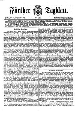 Fürther Tagblatt Freitag 29. Dezember 1865