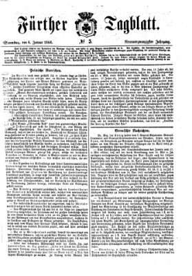 Fürther Tagblatt Samstag 6. Januar 1866