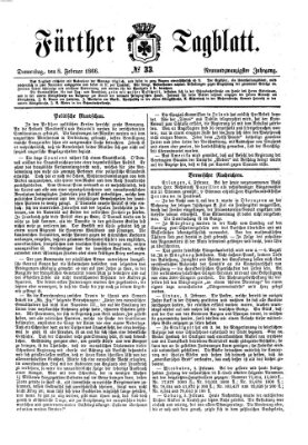 Fürther Tagblatt Donnerstag 8. Februar 1866