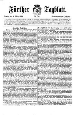 Fürther Tagblatt Sonntag 4. März 1866