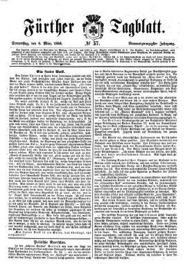 Fürther Tagblatt Donnerstag 8. März 1866