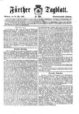 Fürther Tagblatt Mittwoch 30. Mai 1866