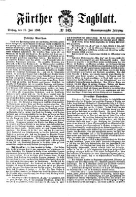 Fürther Tagblatt Dienstag 19. Juni 1866