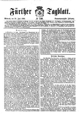 Fürther Tagblatt Mittwoch 20. Juni 1866