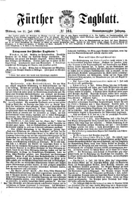 Fürther Tagblatt Mittwoch 11. Juli 1866