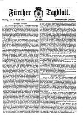 Fürther Tagblatt Samstag 18. August 1866