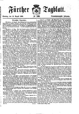 Fürther Tagblatt Sonntag 19. August 1866