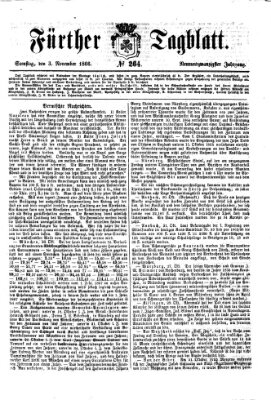 Fürther Tagblatt Samstag 3. November 1866