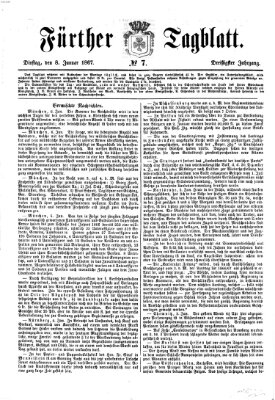 Fürther Tagblatt Dienstag 8. Januar 1867