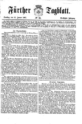 Fürther Tagblatt Samstag 12. Januar 1867