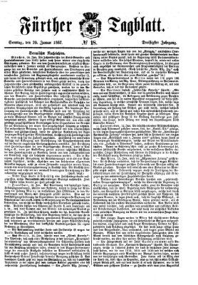 Fürther Tagblatt Sonntag 20. Januar 1867