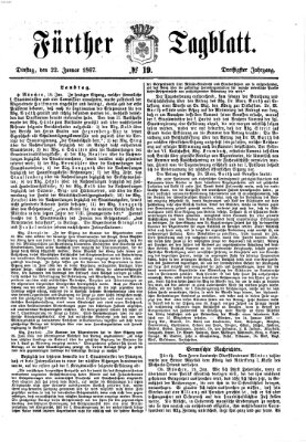 Fürther Tagblatt Dienstag 22. Januar 1867