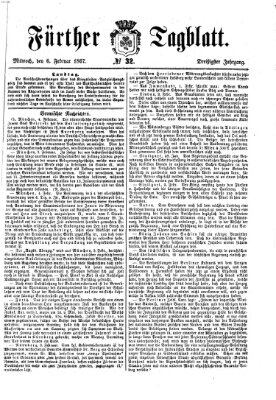 Fürther Tagblatt Mittwoch 6. Februar 1867