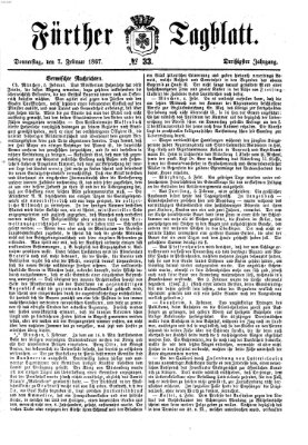 Fürther Tagblatt Donnerstag 7. Februar 1867