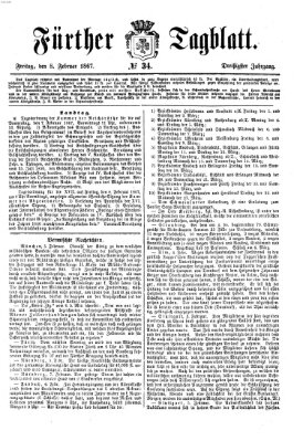 Fürther Tagblatt Freitag 8. Februar 1867