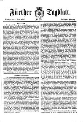 Fürther Tagblatt Dienstag 5. März 1867