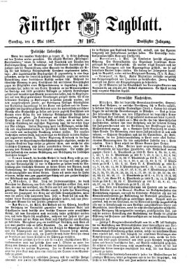 Fürther Tagblatt Samstag 4. Mai 1867