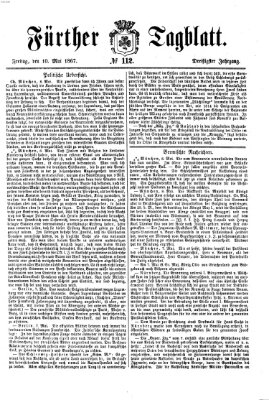 Fürther Tagblatt Freitag 10. Mai 1867