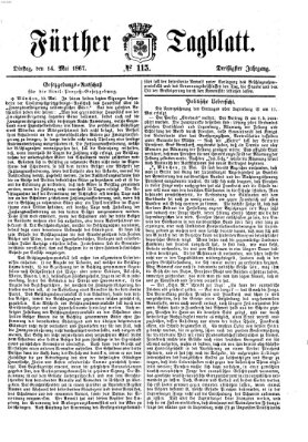 Fürther Tagblatt Dienstag 14. Mai 1867