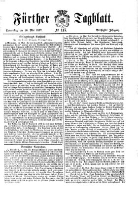 Fürther Tagblatt Donnerstag 16. Mai 1867