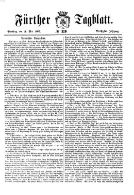 Fürther Tagblatt Samstag 18. Mai 1867