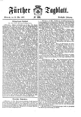 Fürther Tagblatt Mittwoch 22. Mai 1867