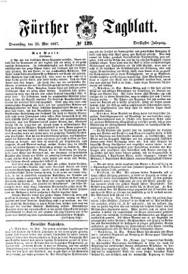 Fürther Tagblatt Donnerstag 30. Mai 1867