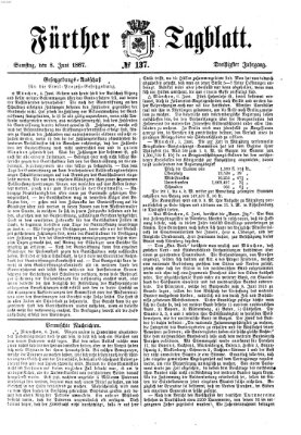 Fürther Tagblatt Samstag 8. Juni 1867